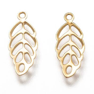 304 Stainless Steel Filigree Charms
