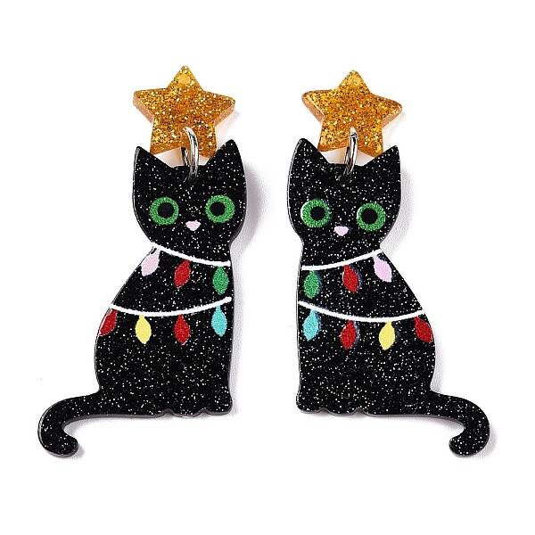 Christmas Themed  Acrylic Pendants