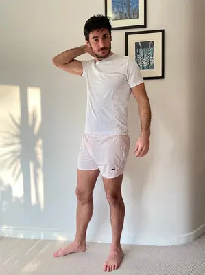 Salmon Pink Cotton Boxer Shorts | Size: S | Colour: Salmon Pink