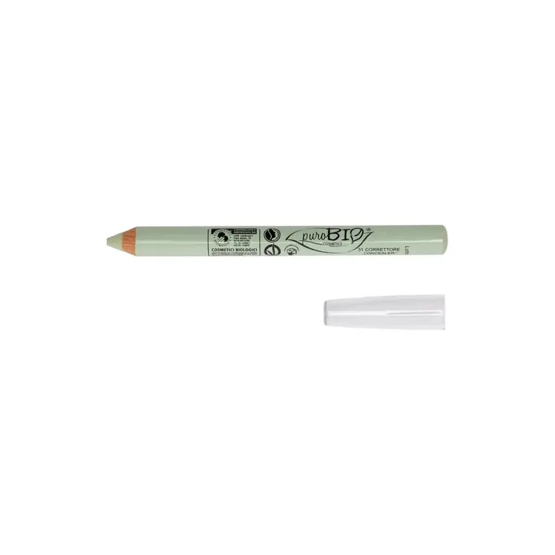 Purobio cosmetics Corrective Concealer Pencil, Green (31) vegan (2.30 g)