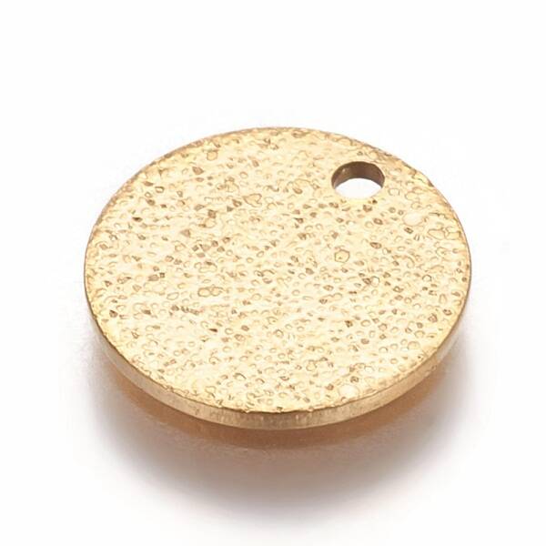 Ion Plating(IP) 304 Stainless Steel Textured Pendants