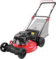 PowerSmart Gas Lawn Mower 21-Inch 144 cc OHV Engine 3-in-1 Push Mower with Bagging, Springtok(DV8621P)