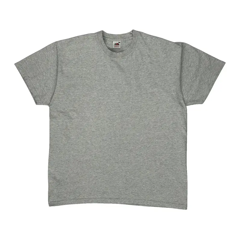 Fruit Of The Loom T-Shirt - XL Grey Cotton Blend