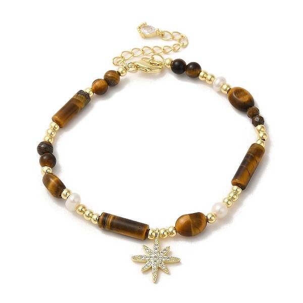 Brass Star Charm Bracelet