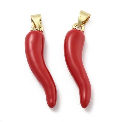 Brass Enamel Pendants