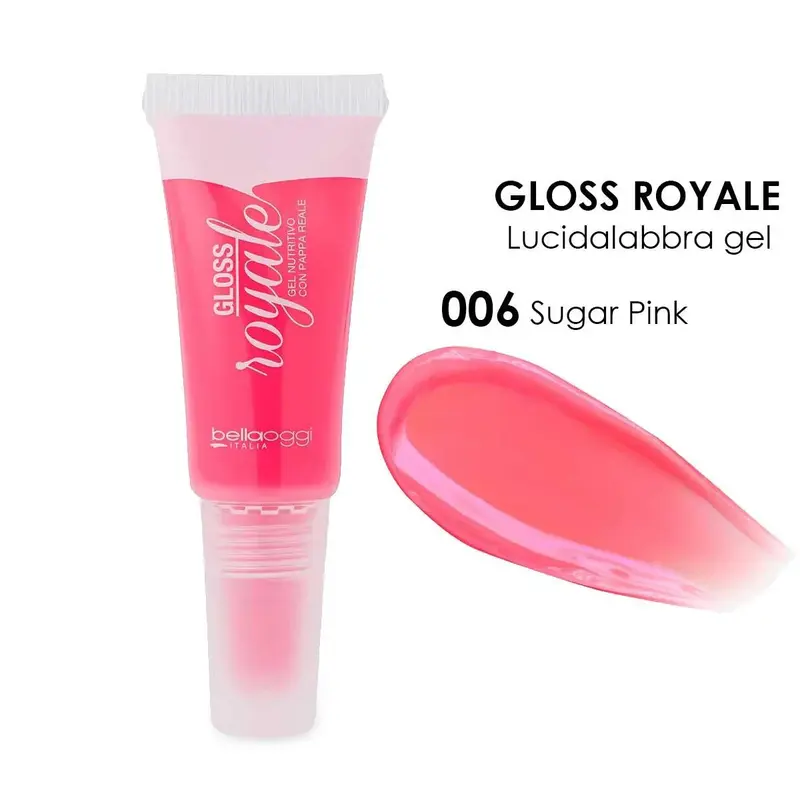 Bella oggi gloss Royale gel lip gloss with royal jelly sugar pink 006