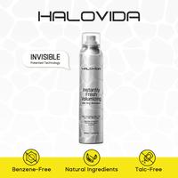 HALOVIDA Instant Fresh Volumizing Invisible Dry Shampoo - Organic Cleansing Conditioner for Voluminous & Hydrated Hair, Absor...