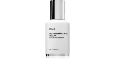 Anua Retinol 0.3% + Niacin regenerating night serum for enlarged pores and wrinkles 30 ml