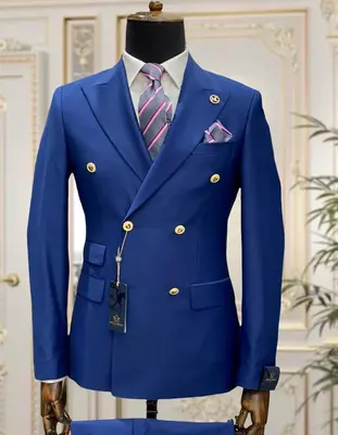 Mens Double breasted Suit - 
