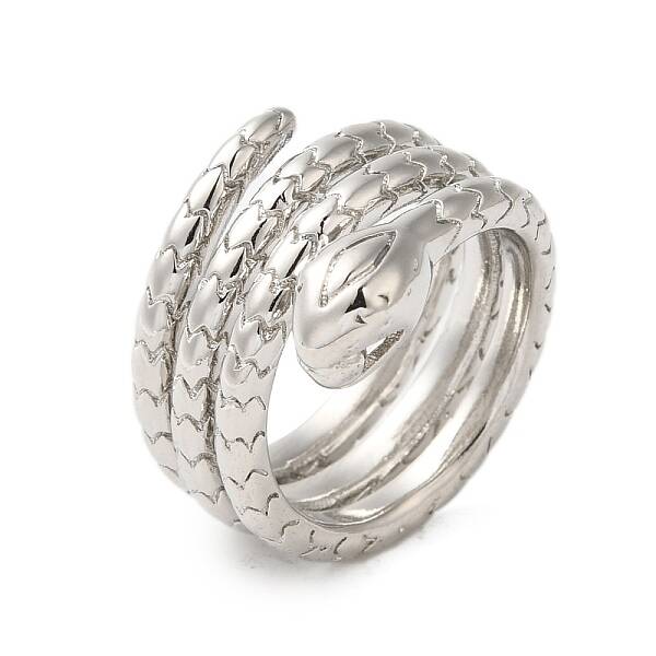 Snake Brass Finger Rings for Women