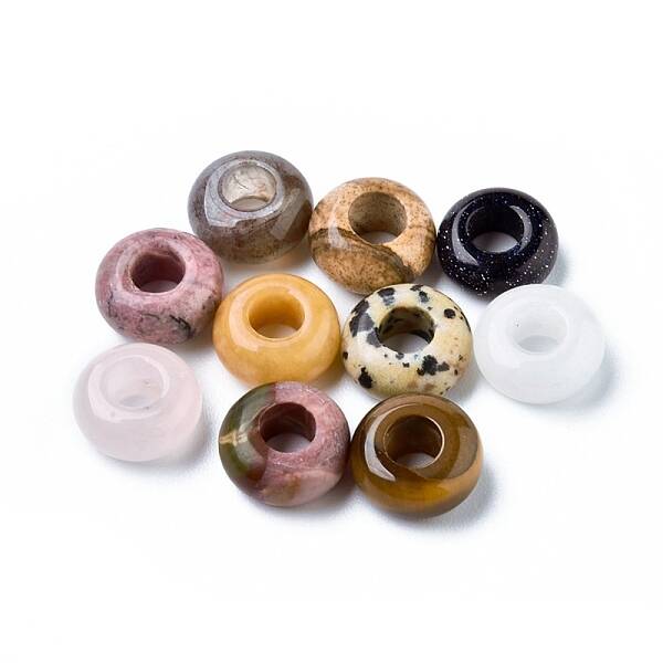 Natural & Synthetic Gemstone European Beads