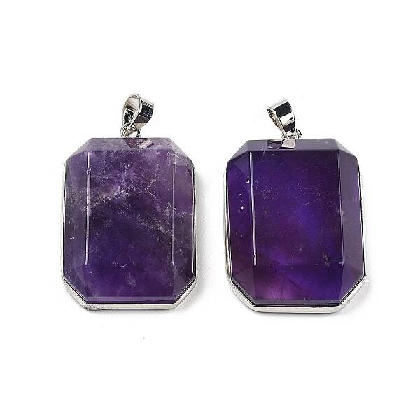 Natural Amethyst Pendants