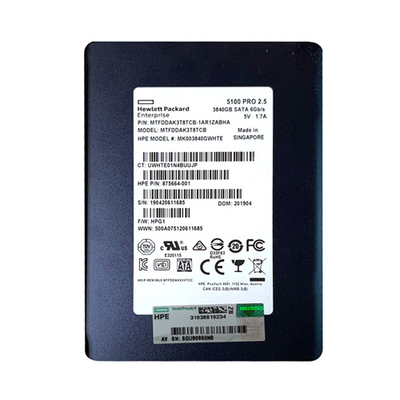 HP MK003840GWHTE | 3.84TB SATA 6Gb/s Hot-Pluggable Mixed Use 2.5-Inch Enterprise Solid State Drive for ProLiant Server and St...
