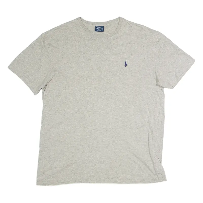 POLO RALPH LAUREN Mens T-Shirt Grey 90s Crew Neck M
