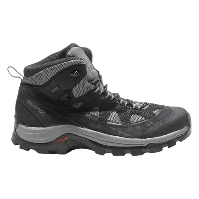SALOMON Hiking Boots Grey Synthetic Mens UK 7.5