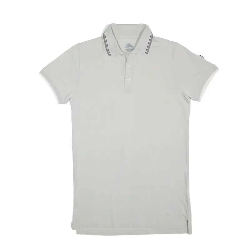 COLMAR Polo Shirt Grey Short Sleeve Mens S