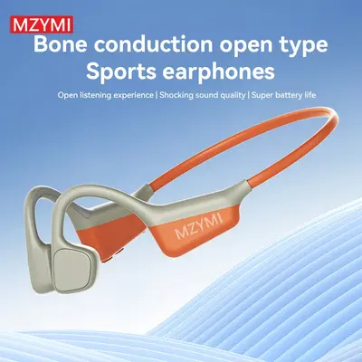 Bone Conduction Headphones, Wireless  5.4 Open Ear Headphones,with Mic,15H Playtime,IPX6 Waterproof Sports Headset,for Runnin...
