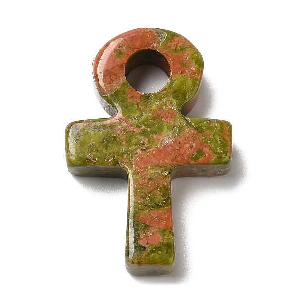 Natural Unakite Pendants