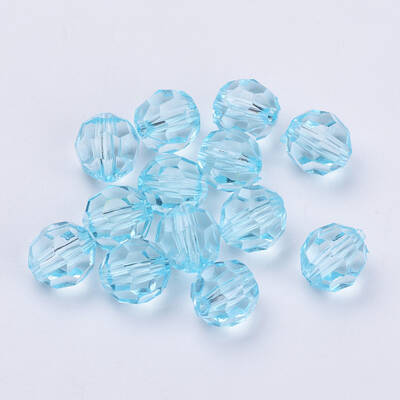 Transparent Acrylic Beads