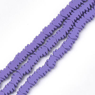 Spray Painted Non-magnetic Synthetic Hematite Beads Strands