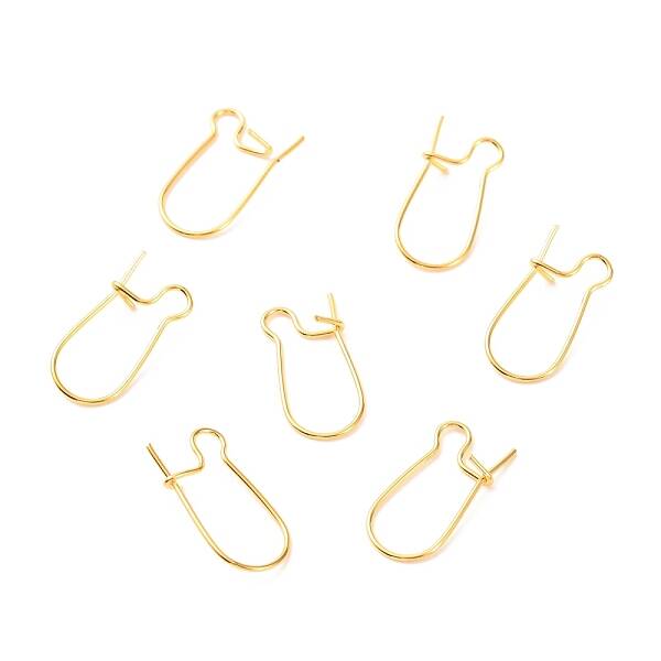 Brass Hoop Earring Findings