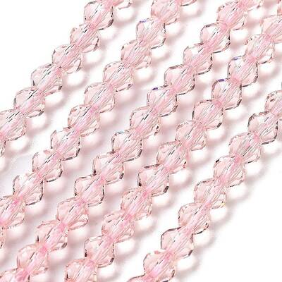 Transparent Glass Beads Strands