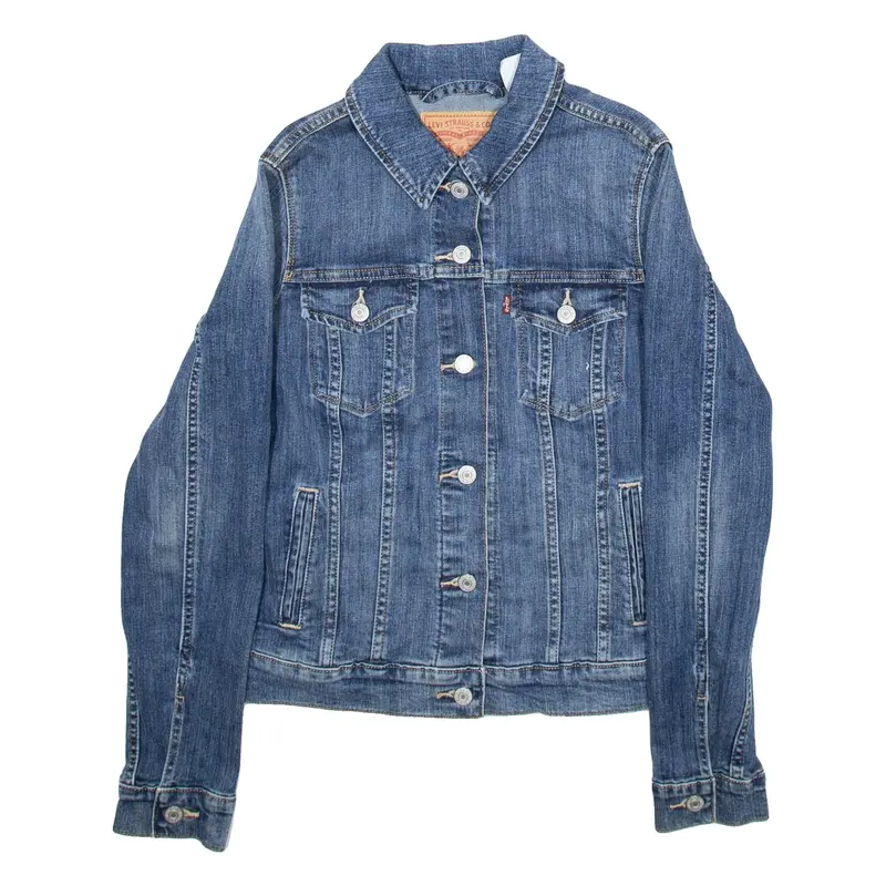 LEVI'S Womens Denim Jacket Blue M