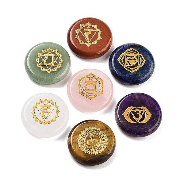 7 Chakra Natural Gemstone Ornaments