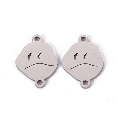 Non-Tarnish 201 Stainless Steel Link Connectors