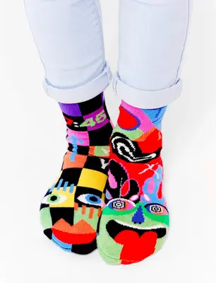 KIDS PLANNER & SPONTANEOUS NO SLIP SOCKS | Size: KIDS SMALL