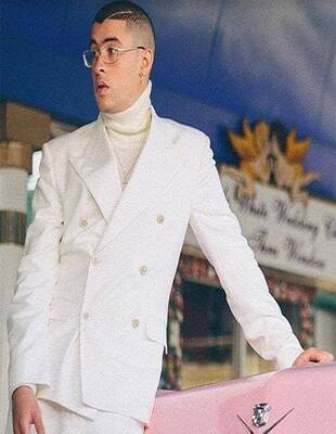 Mens White and Gold Suits - White and Gold Prom Tuxedo