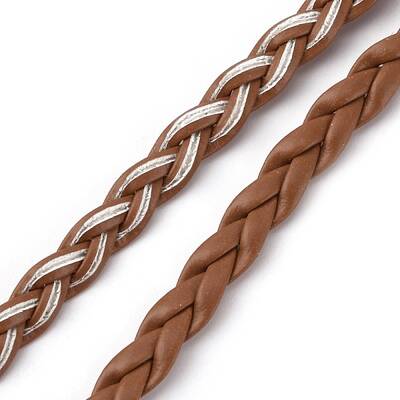 3-Ply PU Leather Braided Cord