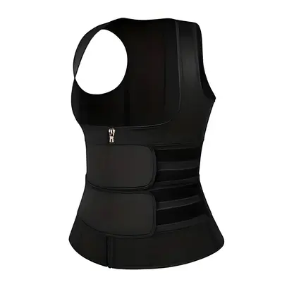 Summer Women's High Pressure Comfort Trainer Vest Summer Gift, Elastic Tummy Control Vest, Double Waist Corset Vest, Gym Esse...