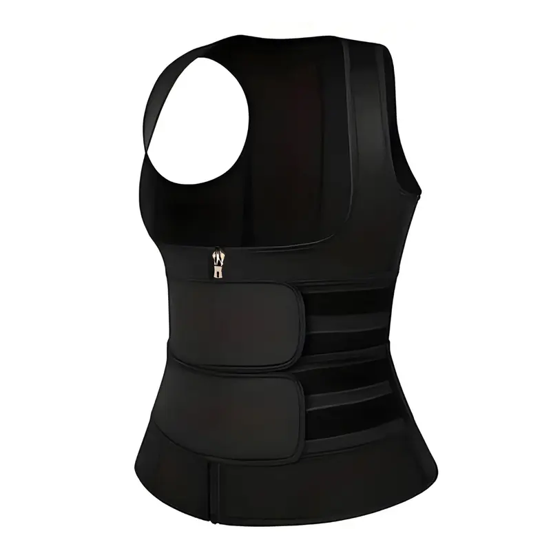 Summer Women's High Pressure Comfort Trainer Vest Summer Gift, Elastic Tummy Control Vest, Double Waist Corset Vest, Gym Esse...