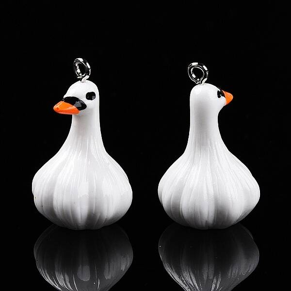 Opaque Resin Animal Pendants