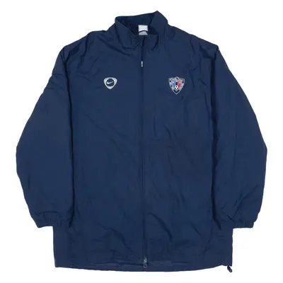 NIKE Insulated Coat Blue Nylon Mens L