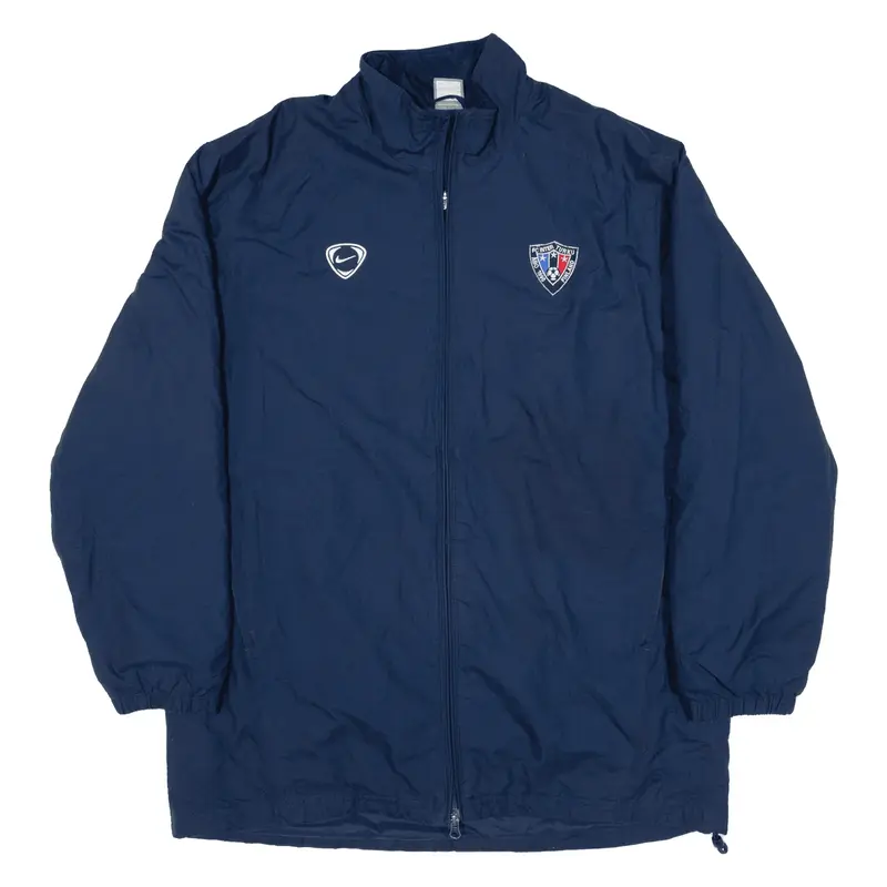 NIKE Insulated Coat Blue Nylon Mens L