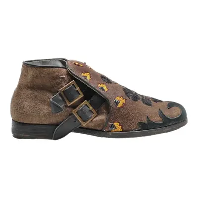 MAHAR KAKALIA Ankle Boots Brown Suede Womens UK 3
