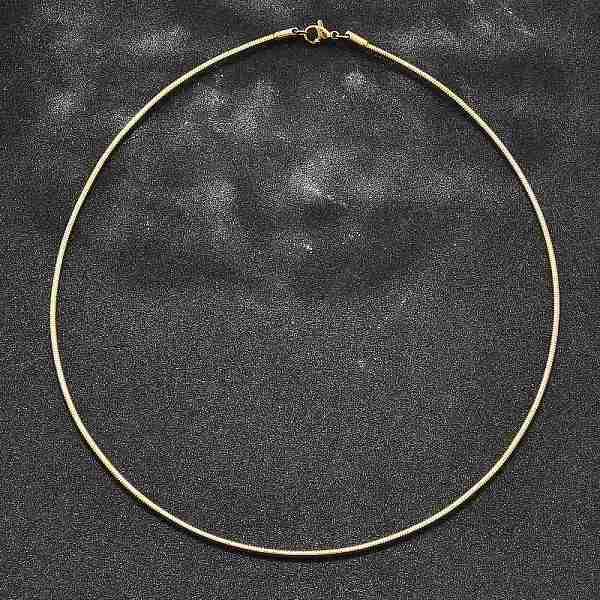 Casual Style 304 Stainless Steel Snake Chain Choker Necklaces
