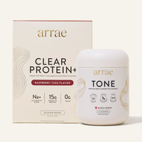 Arrae Protein & Sculpt Duo | 15g Grass Fed Whey, Collagen, & Electrolytes Protein + Women’s Creatine Monohydrate Gummies | ...