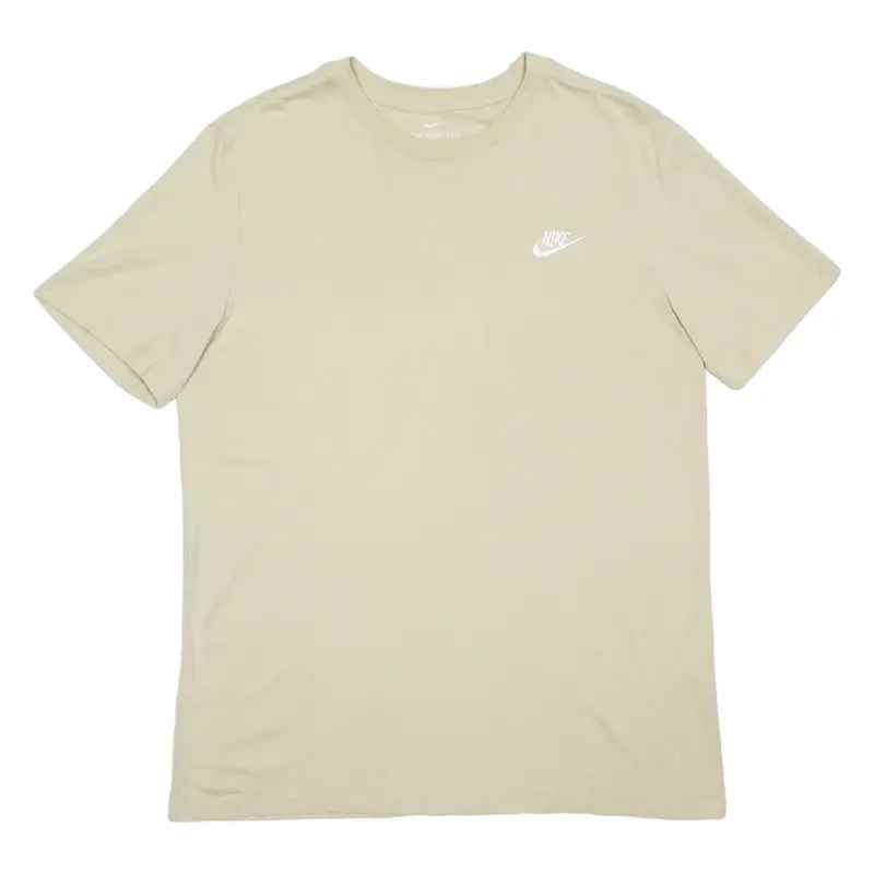 NIKE Mens T-Shirt Beige L