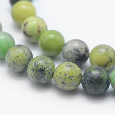 Natural Serpentine Beads Strands