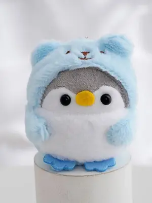 Cute Cartoon Penguin Design Keychain, 1 Count Novelty Bag Charm, Bag Decoration for Women & Girls, Perfect Friendship Gift fo...
