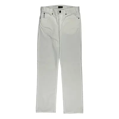 Armani Jeans Trousers - 33W 34L White Cotton