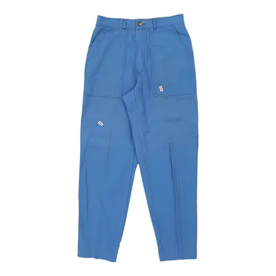Symon'S Trousers - 30W UK 10 Blue Cotton