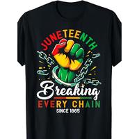 Juneteenth T-Shirt Mens African American Freedom 1865 Novelty T-Shirt, Mens T-Shirt, Short Sleeve, Everyday Wear and Holiday ...