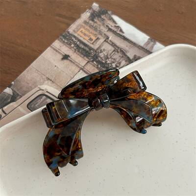 Cellulose Acetate & Iron Claw Hair Clips