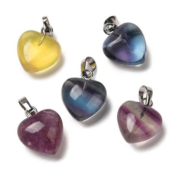 Natural Fluorite Pendants