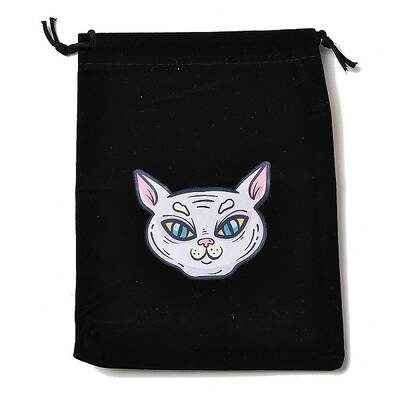 Rectangle Printed Velvet Cloth Packing Pouches