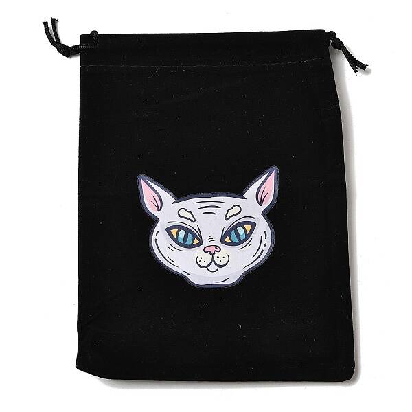 Rectangle Printed Velvet Cloth Packing Pouches